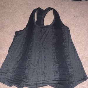 Lululemon yogi burn out tank. 6 black